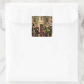1470 QUADRATISCHER AUFKLEBER (Tasche)