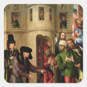 1470 QUADRATISCHER AUFKLEBER