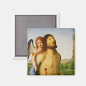 1475/78, Der tote Christus, unterstützt von einem Magnet (Vorderseite/Rückseite)