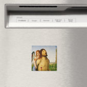 1475/78, Der tote Christus, unterstützt von einem Magnet (In Situ (Geschirrspüler))