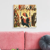 1475, Jungfrau und Kind begeistert Leinwanddruck (Insitu (Wohnzimmer))