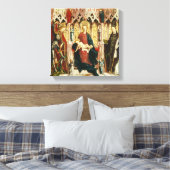 1475, Jungfrau und Kind begeistert Leinwanddruck (Insitu (Schlafzimmer))