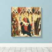 1475, Jungfrau und Kind begeistert Leinwanddruck (Insitu (Holzboden))