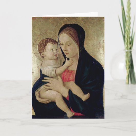 1475, Madonna und Kind Karte (Vorderseite)