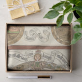1480 Woodcut World Map Tissue Paper Seidenpapier (Geschenk)