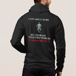 1492% Hoddie mit Reißverschluss Hoodie