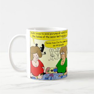 1497 Ich sehe aus wie alte Leute Kaffeetasse