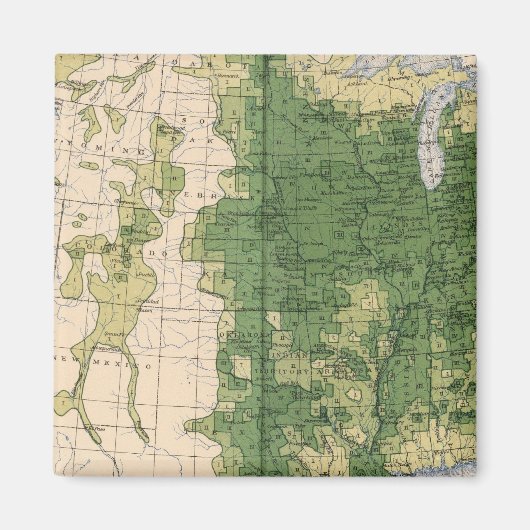 149 Pferde, Maultiere, Esel/Quadratmeilen Magnet (Vorne)