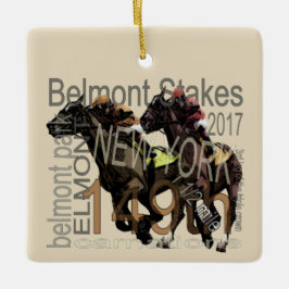 149th Belmont Stakesthoroughbred-Pferderennen Keramikornament
