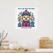 14.01. - Dress up your Pet Day Poster (Küche)