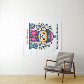 14.01. - Dress up your Pet Day Wandteppich (Beispiel (Horizontal))