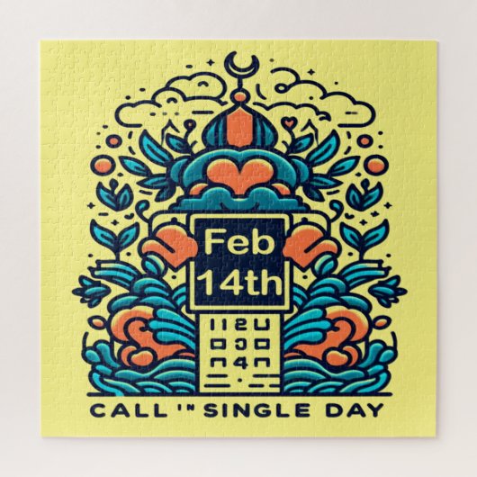 14.02. - Anruf am Single Puzzle (Vertikal)