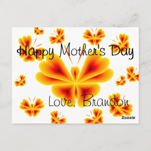 14.05.06.08 POSTCARD-BUTTERFLIES POSTKARTE