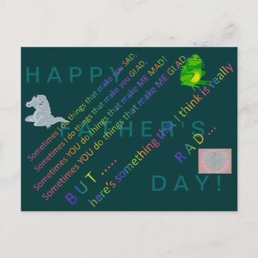 14.05.24.00 POSTCARD VATER'S DAY POSTKARTE (Vorderseite)