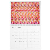 14.25" breiter 2026 USA Magic Eye Calendar Kalender (Feb 2026)