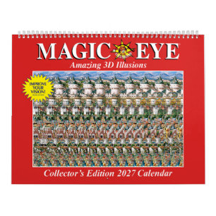 14,25" breiter Magic Eye-Kender 2027 International Kalender