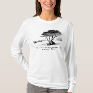 14:7 T - Shirt für Frauen mit langem Schlaf