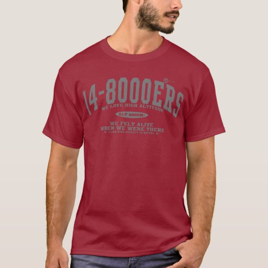14-8000ers T-Shirt (Vorderseite)