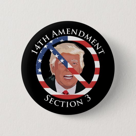 14. Änderung gegen Trump Button (Vorderseite)