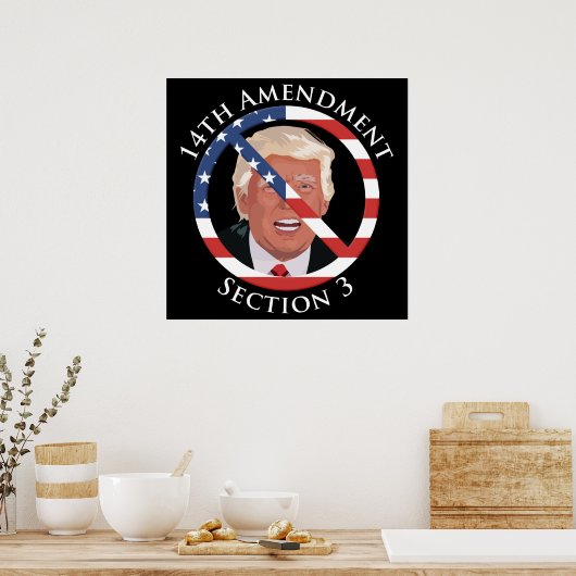 14. Änderung gegen Trump Poster (Küche)