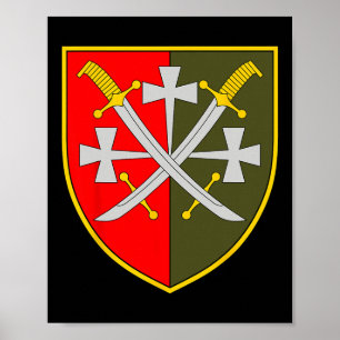 14. Armeekorps (Ukraine) Ukrainische Streitkräfte Poster