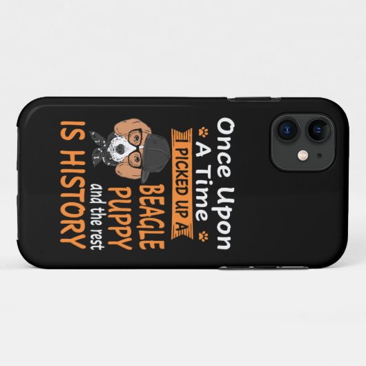 14 auf einmal Beagle Welpe Case-Mate iPhone Hülle (Rückseite (Horizontal))