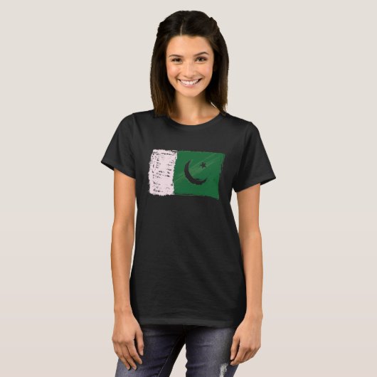 14 August Independence Day Pakistan Flag Azadi Day T-Shirt (Vorne ganz)
