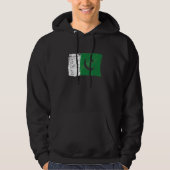 14 August Unabhängigkeitstag Pakistan Flaggenfeier Hoodie (Vorderseite)