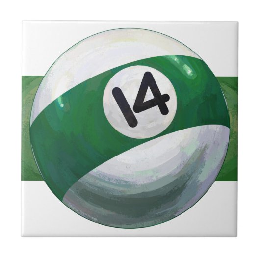 14 Ball Fliese (Vorderseite)