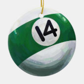 14 Ball Keramikornament (Vorne)
