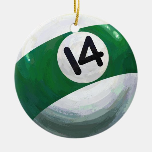 14 Ball Keramikornament (Vorne)