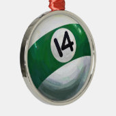 14 Ball Silbernes Ornament (Rechts)