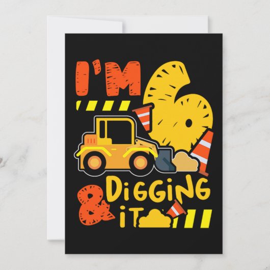 14.Baulastkraftwagen für einen Baulastwagen fa Save The Date (Vorderseite)