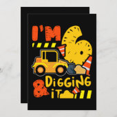 14.Baulastkraftwagen für einen Baulastwagen fa Save The Date (Vorne/Hinten)