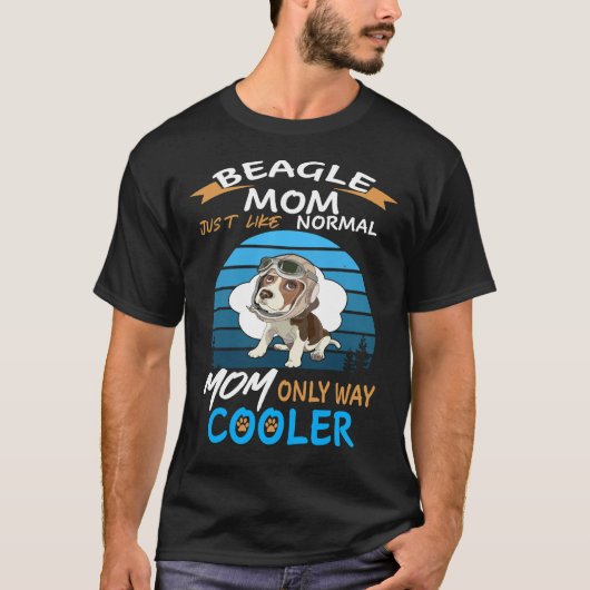 14 Beagle Mama Cooler T-Shirt (Vorderseite)