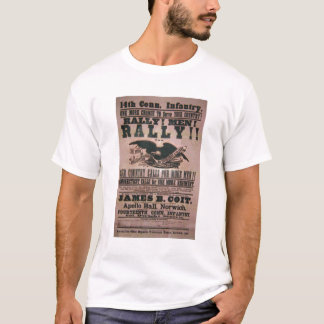 14. Connecticut-Infanterie-Einstellungs-Plakat T-Shirt