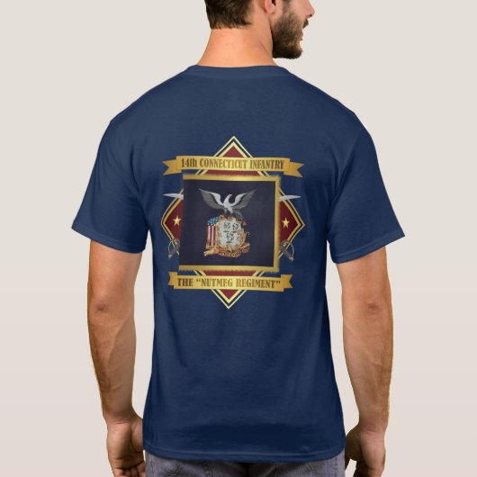 14. Connecticut Volunteer Infanterie T-Shirt (Rückseite)