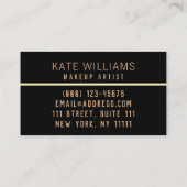 14 Elegante Blume Visitenkarte (Rückseite)