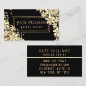 14 Elegante Blume Visitenkarte (Vorne/Hinten)