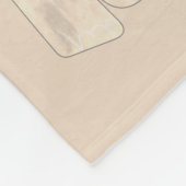 14. Elfenbeinjubiläum Fleece Blanket (Ecke)