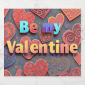 14. FEBRUAR SCHAUMWEINETIKETT (Einzelnes Label)