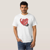 14. Februar Valentinstag Liebe Sie T-Shirt (Vorne ganz)