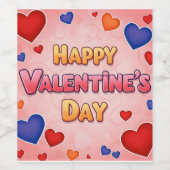 14. FEBRUAR WEINETIKETT (Einzelnes Label)