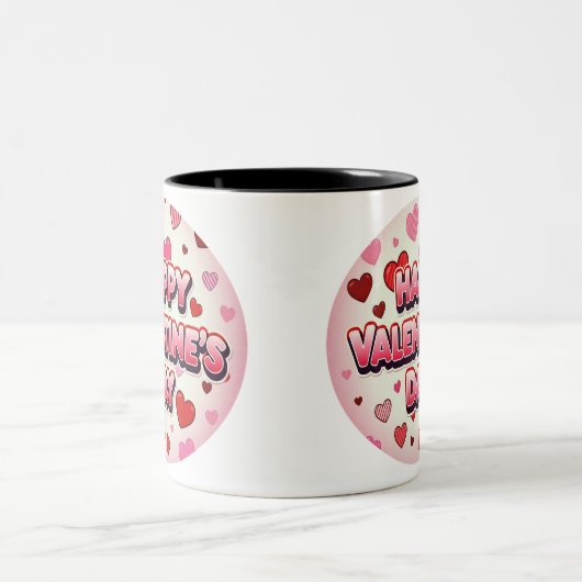 14. FEBRUAR ZWEIFARBIGE TASSE (Mittel)