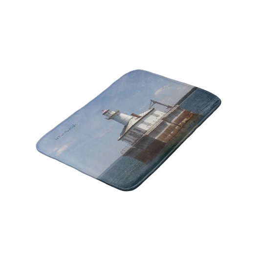 14 Foot Shoal Light Badematte (Schrägansicht)