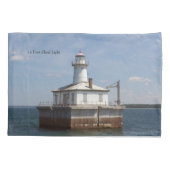 14 Foot Shoal Light Kissen Kissenbezug (Rückseite)