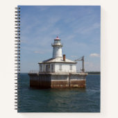 14 Foot Shoal Light Notebook Notizblock (Vorderseite)
