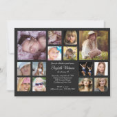 14 Foto-Collage Einladung (Vorderseite)