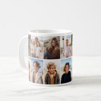 14-Foto-Collage-Raster - minimalistisch modernes W Kaffeetasse