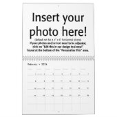 14 Foto mit Volldeckung - Personalisiert Kalender (Feb 2026)